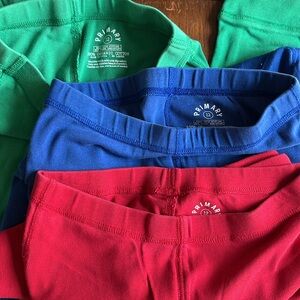 Trio of Primary pajama pants